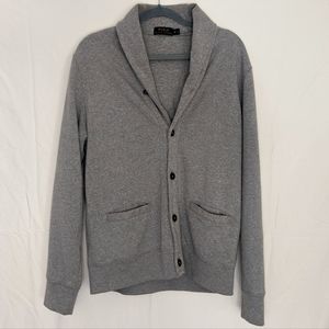 Ralph Lauren Grey Cardigan, Size medium